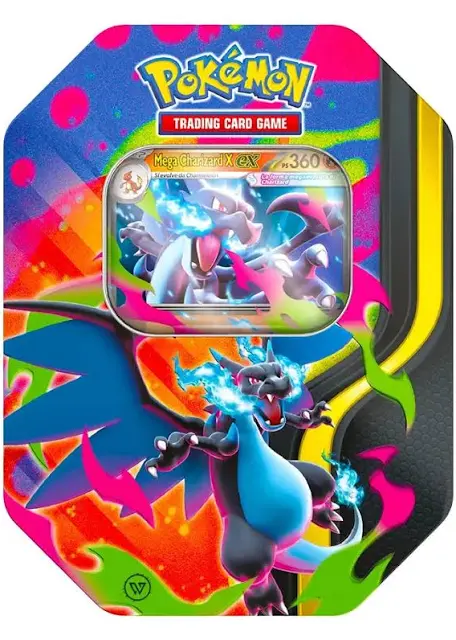 Pokémon Tin da Collezione Mega Charizard X-ex (Italiano)