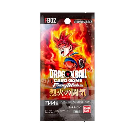 Dragon Ball Super Fusion World FB02 Blazing Aura Bustina Singola (Edizione Giapponese)