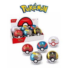 Pokémon Poké Ball Tin Scatola da Collezione Singola (Layout Assortito)