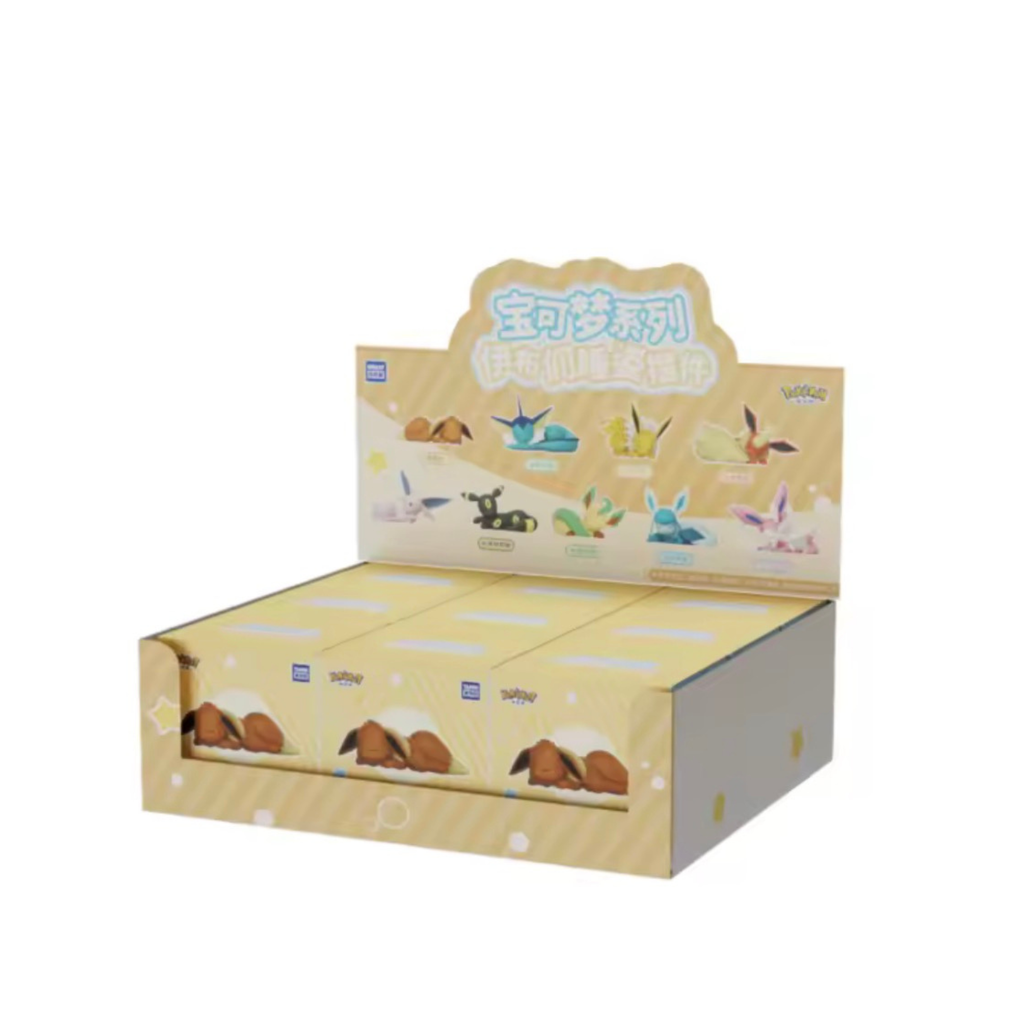 Pokémon Sleeping Eevee & Evolutions Blind Box Singola (Cinese Semplificato)
