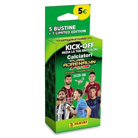 Calciatori Adrenalyn XL 2025-26 Kick-Off Pack 5 Bustine + 1 Limited Edition (Panini)